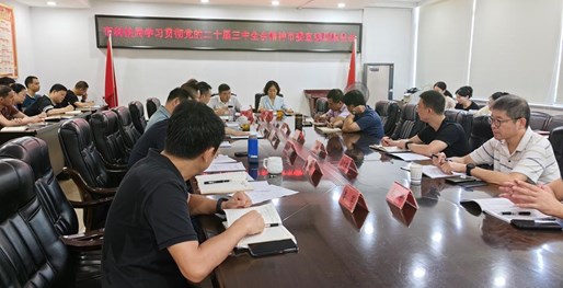 市科技局举行学习贯彻党的二十届三中全会精神市委宣讲团报告会